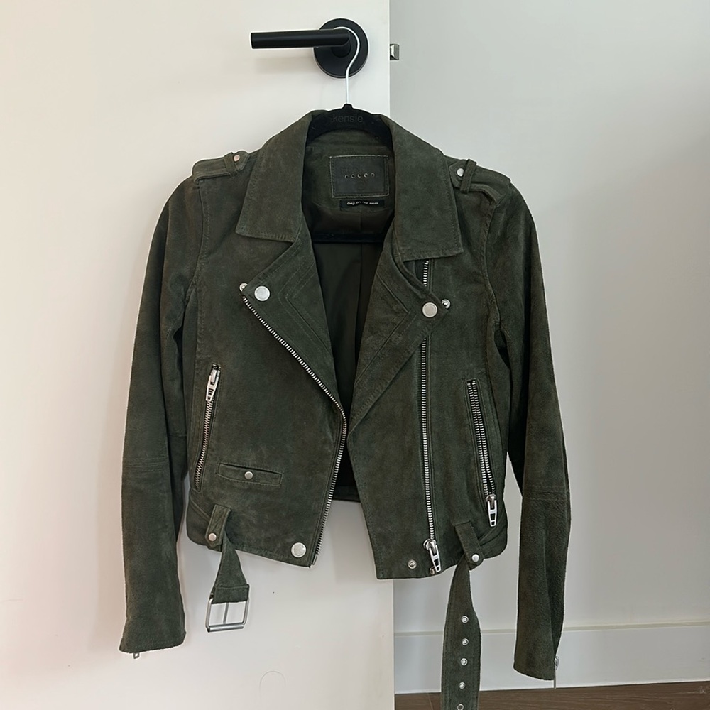 Genuine leather Moto jacket by Blank NYC